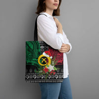 Vanuatu Pig's Tusk Meri Krismas! Tote Bag Vanuatuan Ancient Art Spirit - Polynesian Pride