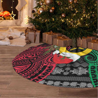 Vanuatu Pig's Tusk Meri Krismas! Tree Skirt Vanuatuan Ancient Art Spirit LT9 - Polynesian Pride