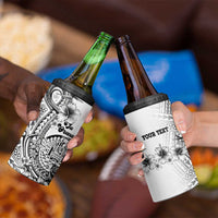Ia Orana Tahiti Personalised 4 in 1 Can Cooler Tumbler French Polynesia Hook Tattoo Special White Color LT9 - Polynesian Pride
