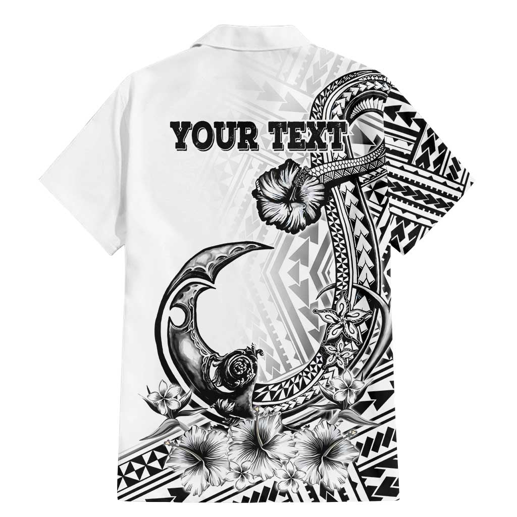 Ia Orana Tahiti Personalised Family Matching Mermaid Dress and Hawaiian Shirt French Polynesia Hook Tattoo Special White Color LT9 - Polynesian Pride