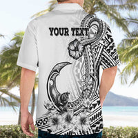 Ia Orana Tahiti Personalised Hawaiian Shirt French Polynesia Hook Tattoo Special White Color LT9 - Polynesian Pride