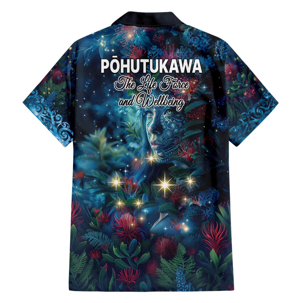New Zealand Matariki Pohutukawa Hawaiian Shirt Te Mauri te Ora LT9 - Polynesian Pride