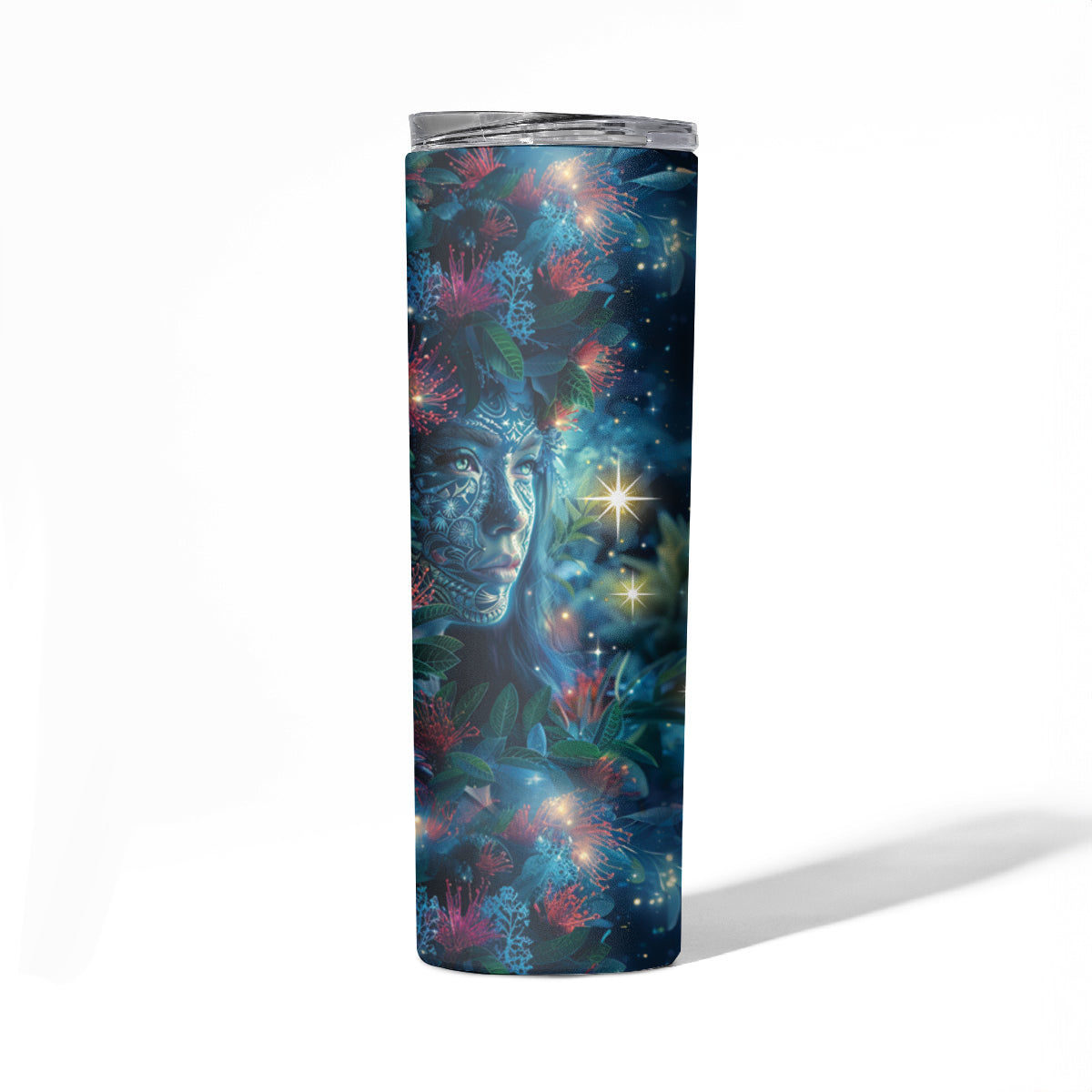 New Zealand Matariki Pohutukawa Skinny Tumbler Te Mauri te Ora