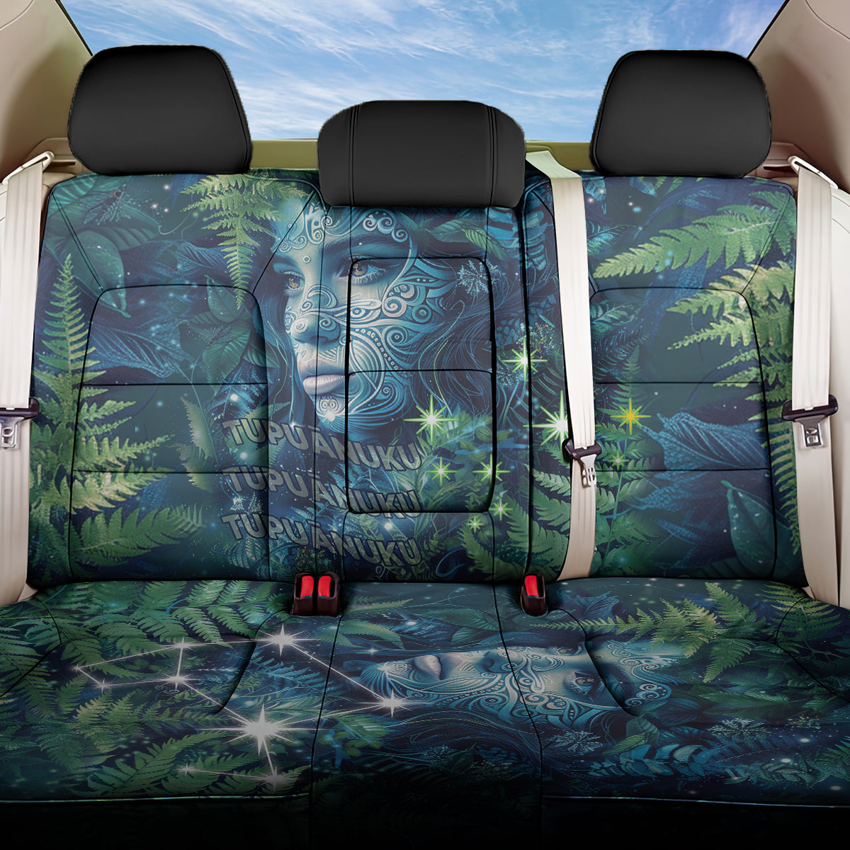 New Zealand Matariki Tupuanuku Back Car Seat Cover Te W o te Hauhake LT9