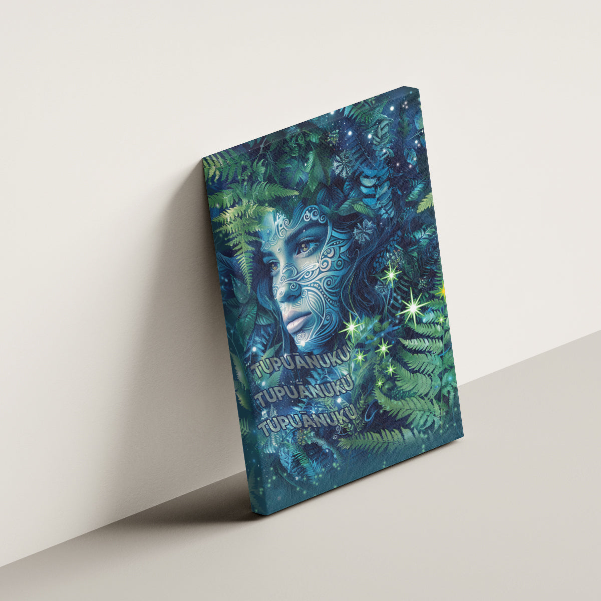 New Zealand Matariki Tupuanuku Canvas Wall Art Te W o te Hauhake LT9 - Polynesian Pride