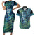 New Zealand Matariki Tupuanuku Couples Matching Short Sleeve Bodycon Dress and Hawaiian Shirt Te Wā o te Hauhake