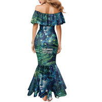 New Zealand Matariki Tupuanuku Family Matching Mermaid Dress and Hawaiian Shirt Te W o te Hauhake LT9 - Polynesian Pride