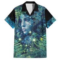 New Zealand Matariki Tupuanuku Family Matching Short Sleeve Bodycon Dress and Hawaiian Shirt Te W o te Hauhake LT9 Dad's Shirt - Short Sleeve Art - Polynesian Pride