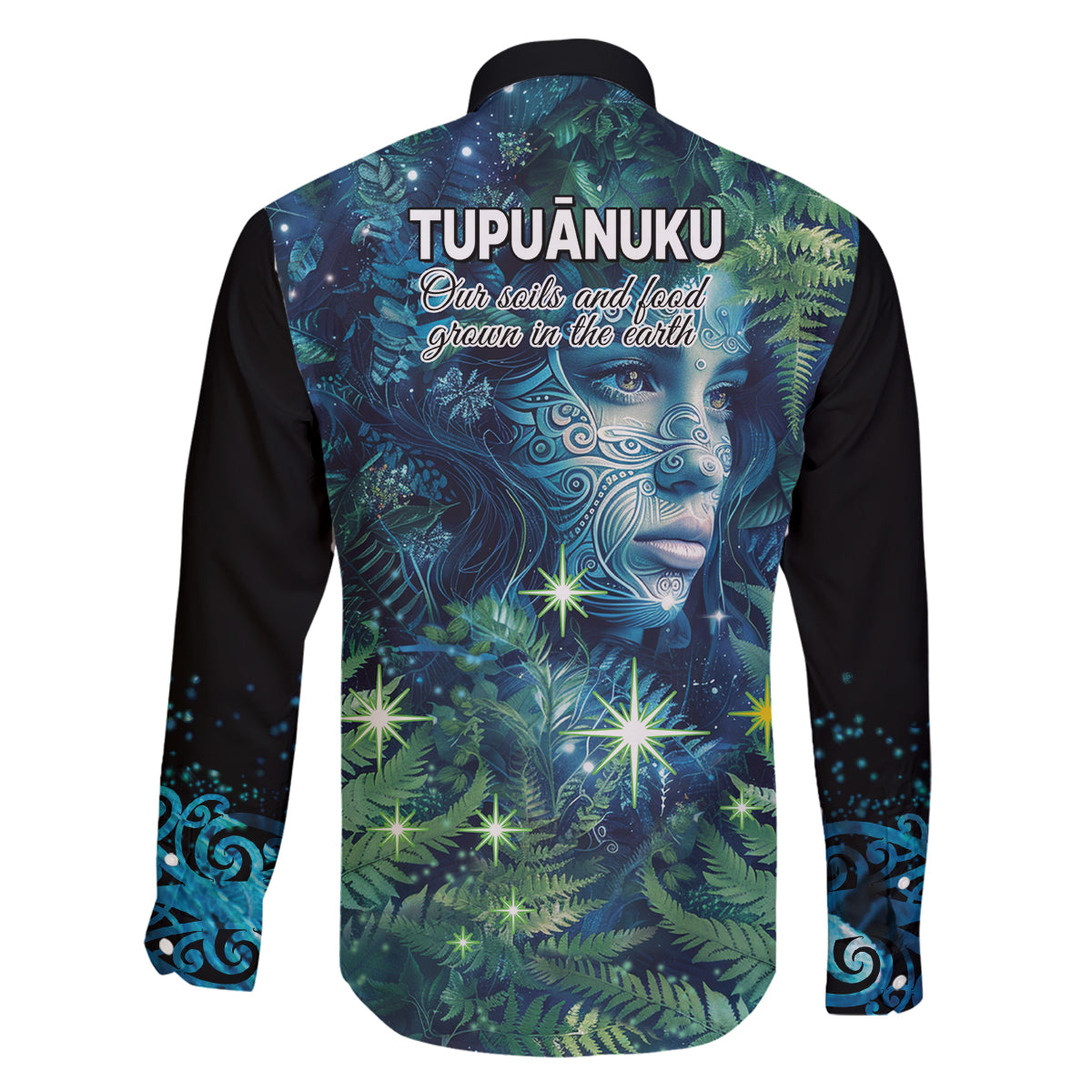 New Zealand Matariki Tupuanuku Family Matching Tank Maxi Dress and Hawaiian Shirt Te W o te Hauhake LT9 - Polynesian Pride