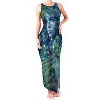 New Zealand Matariki Tupuanuku Family Matching Tank Maxi Dress and Hawaiian Shirt Te W o te Hauhake LT9 Mom's Dress Art - Polynesian Pride