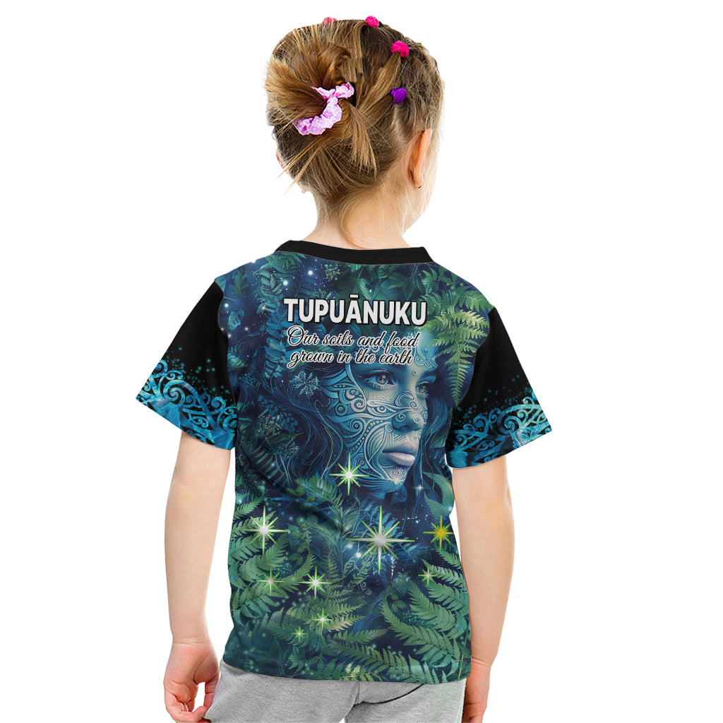 New Zealand Matariki Tupuanuku Kid T Shirt Te W o te Hauhake LT9 - Polynesian Pride