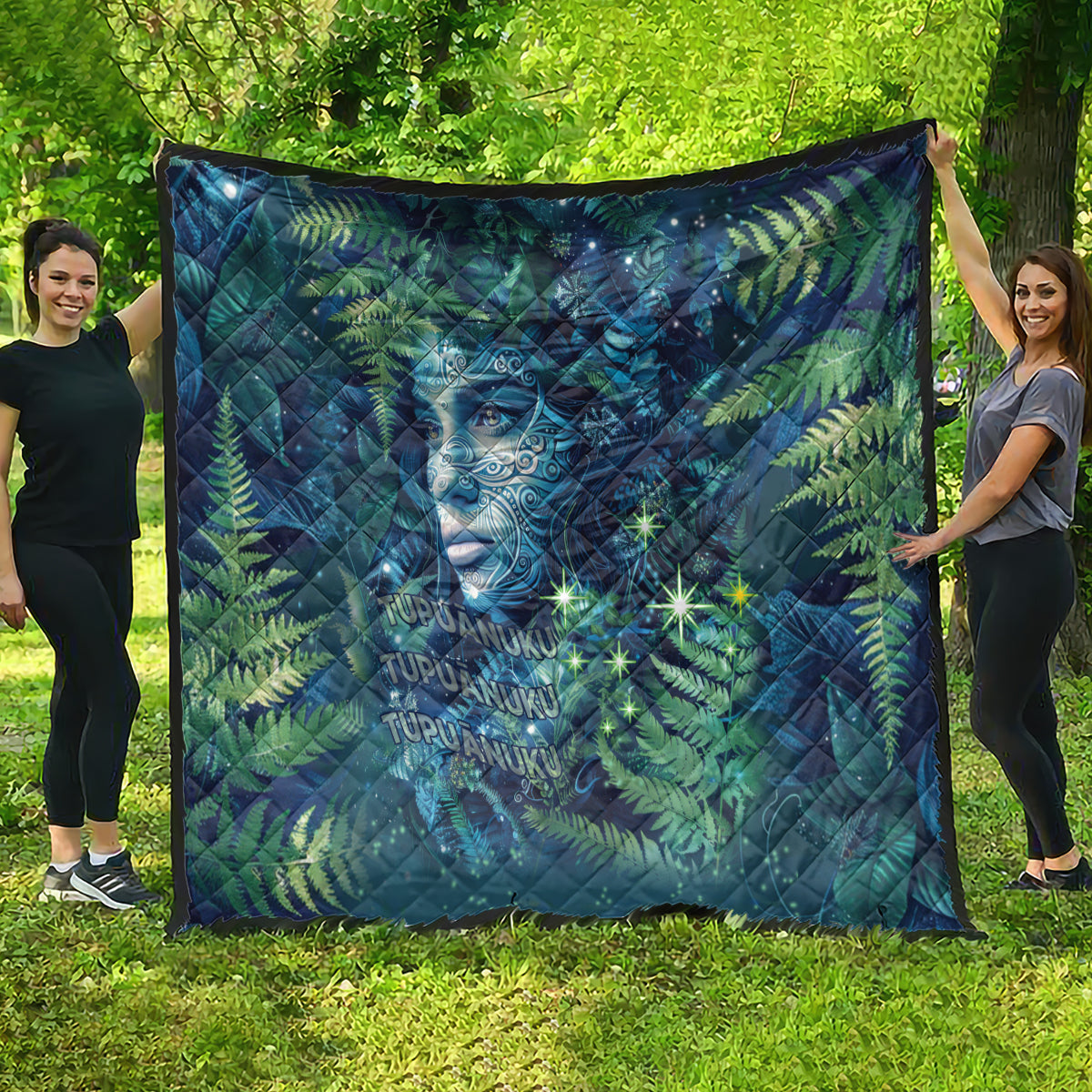 New Zealand Matariki Tupuanuku Quilt Te W o te Hauhake LT9 - Polynesian Pride