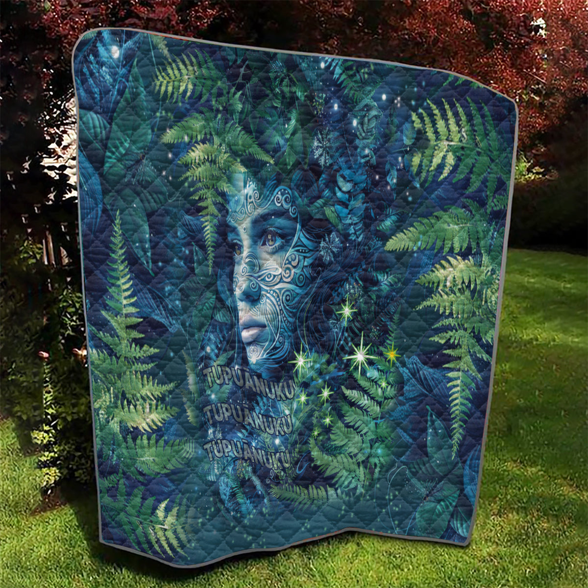 New Zealand Matariki Tupuanuku Quilt Te W o te Hauhake LT9 - Polynesian Pride