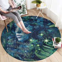 New Zealand Matariki Tupuanuku Round Carpet Te W o te Hauhake LT9 - Polynesian Pride