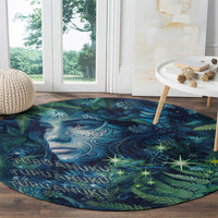 New Zealand Matariki Tupuanuku Round Carpet Te W o te Hauhake LT9 - Polynesian Pride