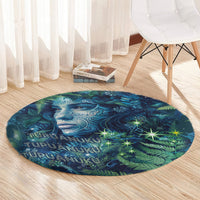 New Zealand Matariki Tupuanuku Round Carpet Te W o te Hauhake LT9 - Polynesian Pride