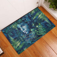 New Zealand Matariki Tupuanuku Rubber Doormat Te W o te Hauhake LT9 Art - Polynesian Pride