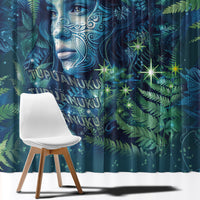 New Zealand Matariki Tupuanuku Window Curtain Te W o te Hauhake LT9 - Polynesian Pride