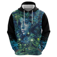 New Zealand Matariki Tupuanuku Zip Hoodie Te W o te Hauhake LT9 - Polynesian Pride