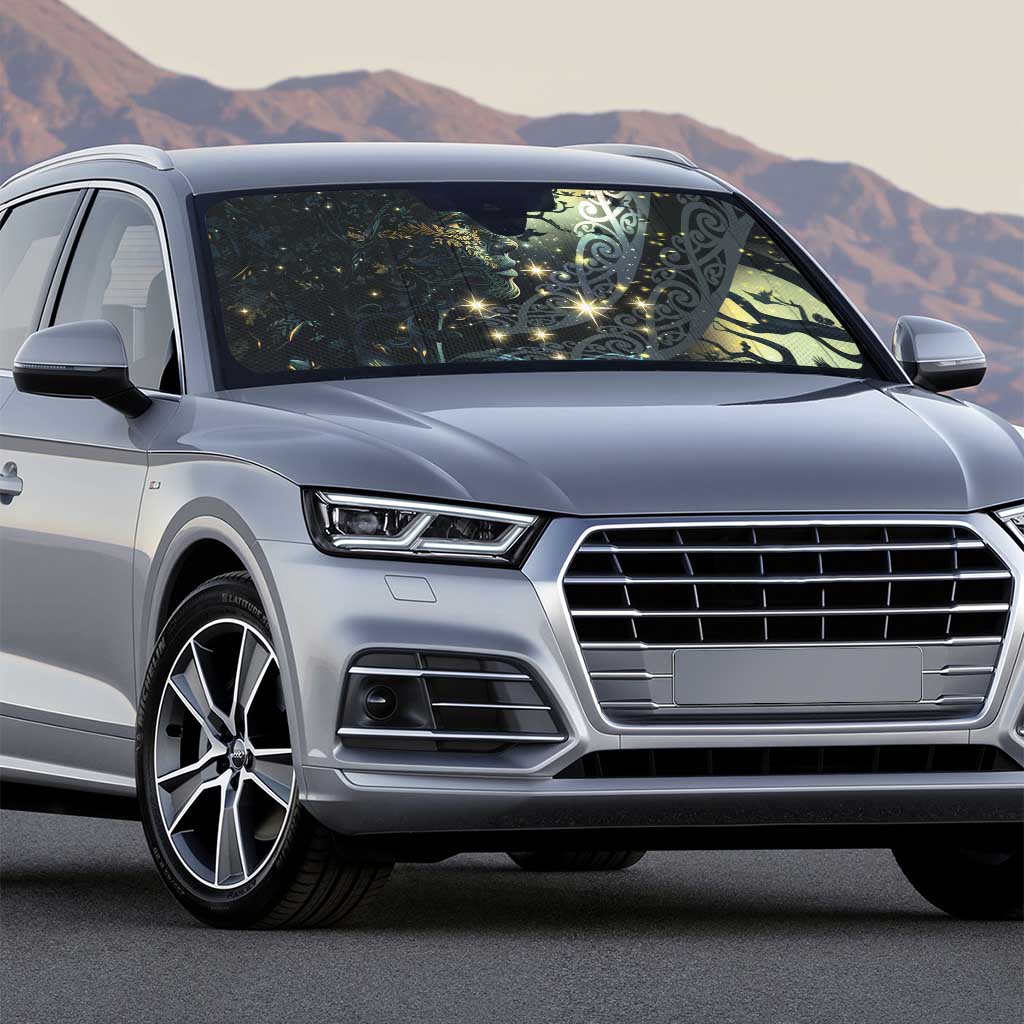 New Zealand Matariki Tupuarangi Auto Sun Shade Ng Kai o te Rangi - Polynesian Pride