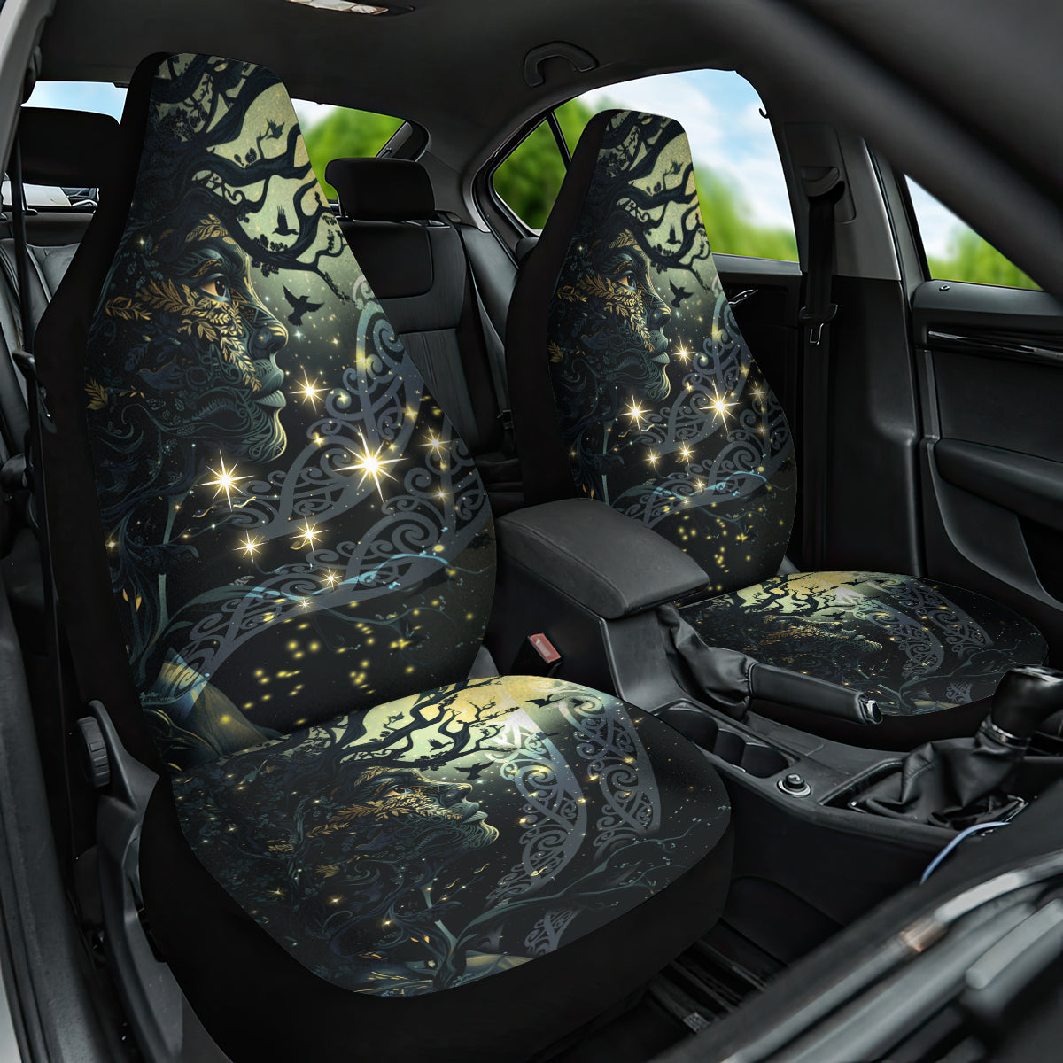 New Zealand Matariki Tupuarangi Car Seat Cover Ng Kai o te Rangi LT9 One Size Art - Polynesian Pride