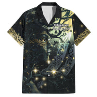 New Zealand Matariki Tupuarangi Family Matching Off Shoulder Maxi Dress and Hawaiian Shirt Ng Kai o te Rangi LT9 Dad's Shirt - Short Sleeve Art - Polynesian Pride