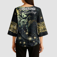 New Zealand Matariki Tupuarangi Kimono Sleeve Blouse Ng Kai o te Rangi - Polynesian Pride