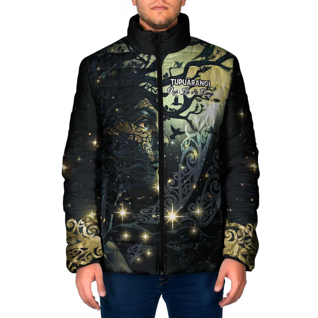 New Zealand Matariki Tupuarangi Padded Jacket Ng Kai o te Rangi - Polynesian Pride