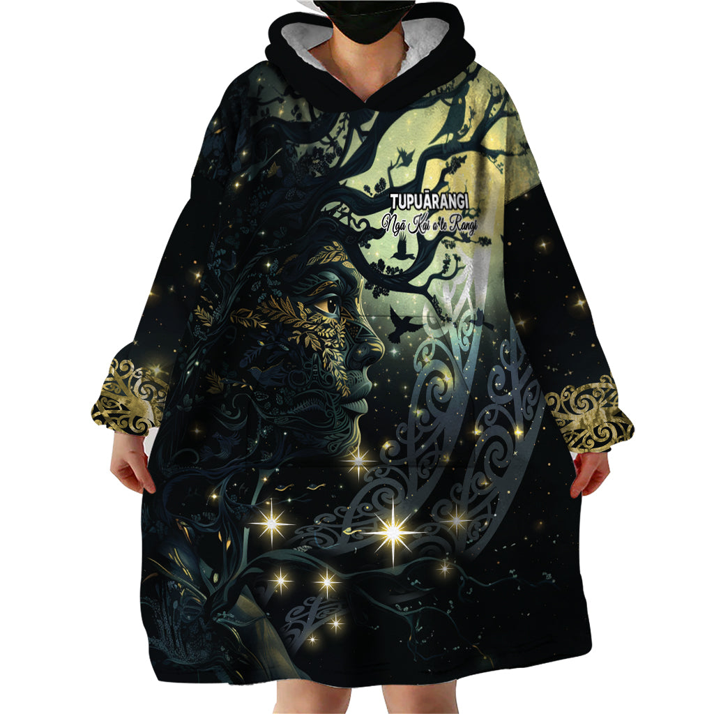 New Zealand Matariki Tupuarangi Wearable Blanket Hoodie Ng Kai o te Rangi LT9 - Polynesian Pride
