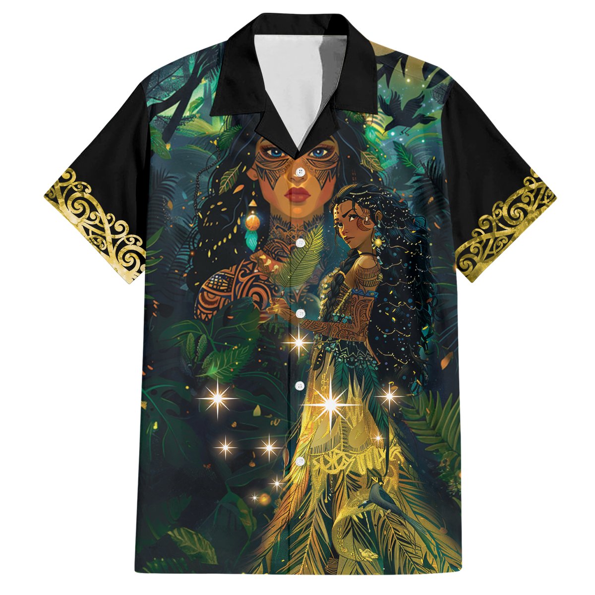 New Zealand Matariki Hawaiian Shirt Rongo Mori Wellbeing and Good Luck LT9 Art - Polynesian Pride