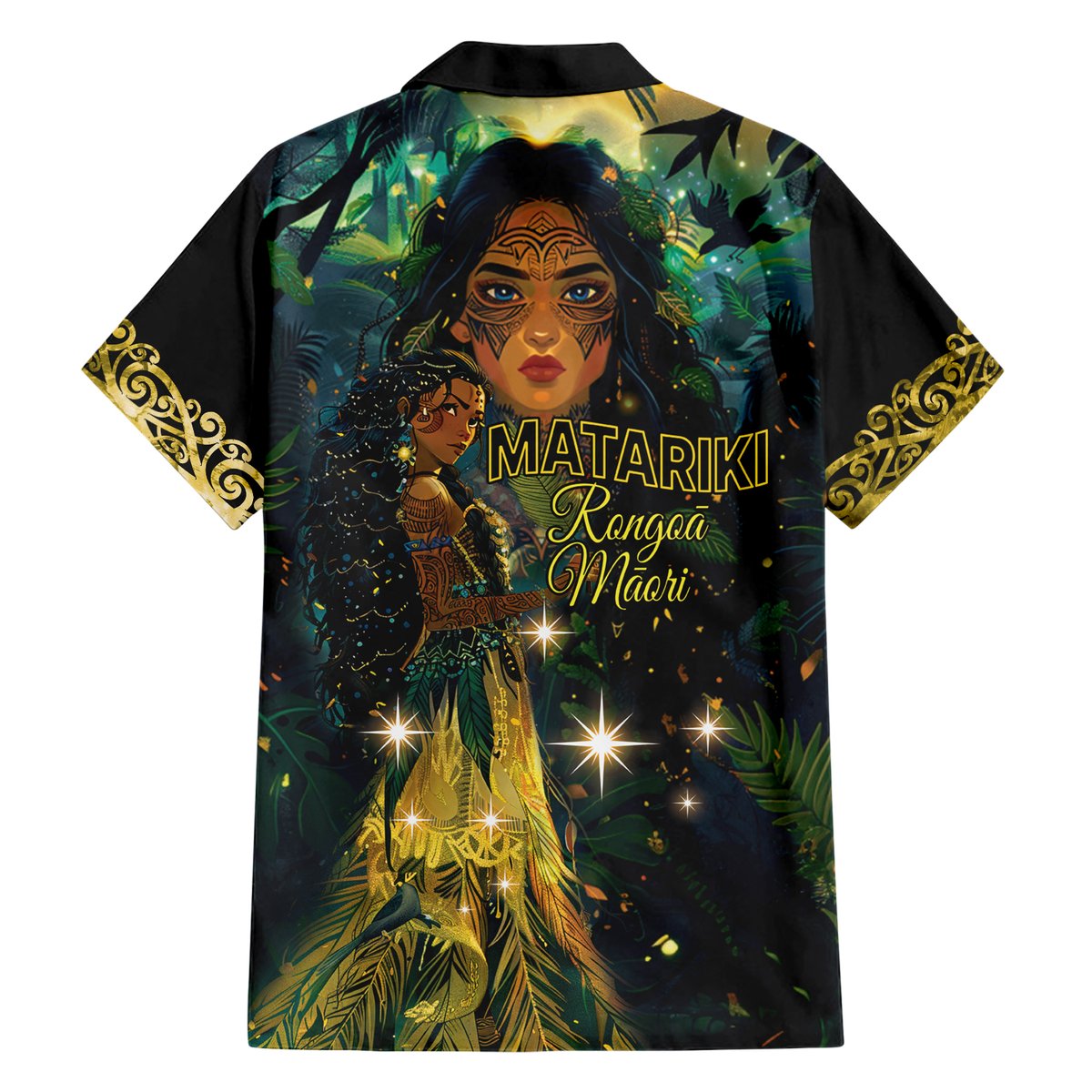 New Zealand Matariki Hawaiian Shirt Rongo Mori Wellbeing and Good Luck LT9 - Polynesian Pride