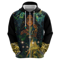 New Zealand Matariki Hoodie Rongo Mori Wellbeing and Good Luck LT9 - Polynesian Pride
