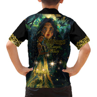 New Zealand Matariki Kid Hawaiian Shirt Rongo Mori Wellbeing and Good Luck LT9 - Polynesian Pride