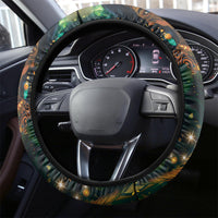 New Zealand Matariki Steering Wheel Cover Rongo Mori Wellbeing and Good Luck LT9 - Polynesian Pride