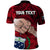 Custom Dads Day Samoa Polo Shirt Dad Ou Te Alofa Ia Te Oe Tama Red Polynesian Flowers Tribal LT9 - Polynesian Pride