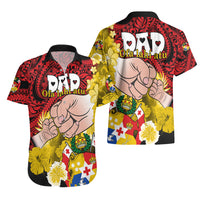 Dads Day Tonga Hawaiian Shirt Dad Ofa lahi atu - Polynesian Flowers Tribal LT9 - Polynesian Pride