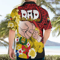 Dads Day Tonga Hawaiian Shirt Dad Ofa lahi atu - Polynesian Flowers Tribal LT9 - Polynesian Pride