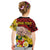 Personalised Fathers Day Polynesian Islands Tonga Kid T Shirt Dad Ofa lahi atu - Polynesian Flowers Tribal LT9 - Polynesian Pride