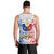 Personalised Polynesian Philippines Men Tank Top Pilipinas Flag Style for 125th Independence Anniversary White LT9 - Polynesian Pride