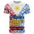 Custom Polynesian Philippines T Shirt Pilipinas Flag Style for 125th Independence Anniversary White LT9 White - Polynesian Pride