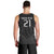 (Custom Text And Number) New Zealand Rugby Men Tank Top All Black Fern with Maori Tribal Pattern LT9 - Polynesian Pride