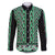 New Zealand Maori Niho Taniwha Family Matching Off The Shoulder Long Sleeve Dress and Hawaiian Shirt Kakariki Mangopare and Puhoro Pattern