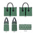 New Zealand Maori Niho Taniwha Leather Bag Kakariki Mangopare and Puhoro Pattern - Polynesian Pride