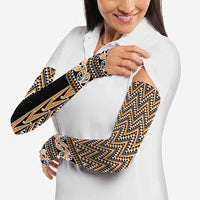 New Zealand Maori Niho Taniwha Arm Sleeves Karaka Mangopare and Puhoro Pattern - Polynesian Pride