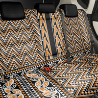 New Zealand Maori Niho Taniwha Back Car Seat Cover Karaka Mangopare and Puhoro Pattern