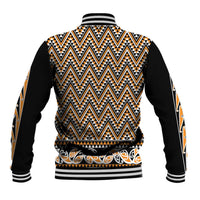 New Zealand Maori Niho Taniwha Baseball Jacket Karaka Mangopare and Puhoro Pattern LT9 - Polynesian Pride