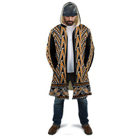 New Zealand Maori Niho Taniwha Cloak Karaka Mangopare and Puhoro Pattern - Polynesian Pride