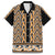 New Zealand Maori Niho Taniwha Family Matching Off The Shoulder Long Sleeve Dress and Hawaiian Shirt Karaka Mangopare and Puhoro Pattern