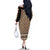 New Zealand Maori Niho Taniwha Family Matching Off The Shoulder Long Sleeve Dress and Hawaiian Shirt Karaka Mangopare and Puhoro Pattern
