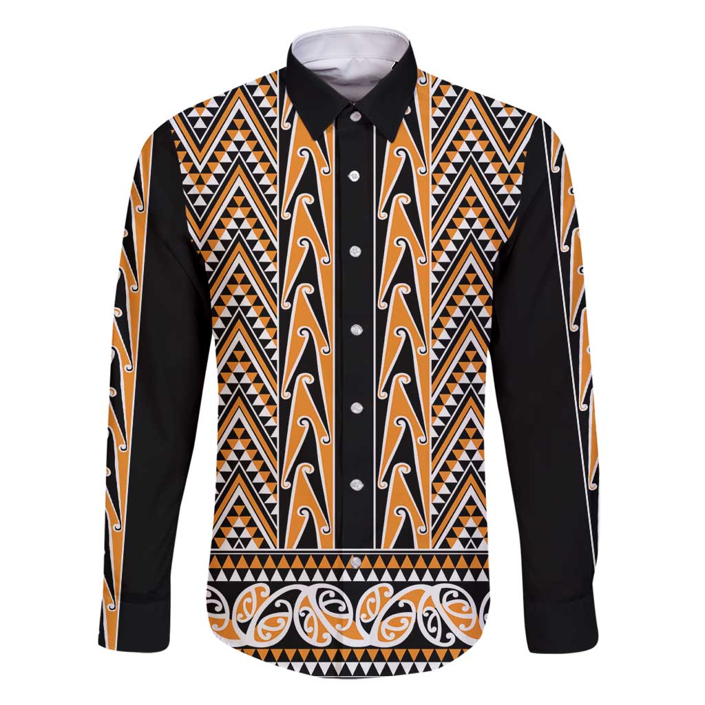 New Zealand Maori Niho Taniwha Family Matching Off Shoulder Maxi Dress and Hawaiian Shirt Karaka Mangopare and Puhoro Pattern